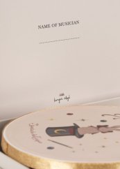 Eine Reihe von circus-Musikinstrumenten