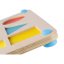 Drevená hračka na vkladanie Učíme sa tvary farby veľkosti séria Montessori