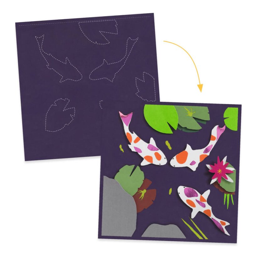 3D Bilder kleben Am Wasser