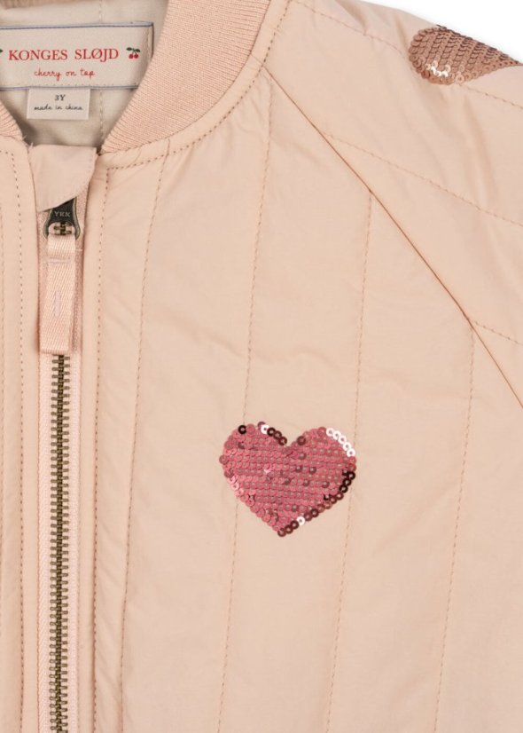 Detská bunda bomber Cameo srdiečka rôzne veľkosti - Veľkosť: 98 / 3 roky