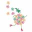 Blumenmädchen (Mädchenfiguren mit Stempeln gestalten)