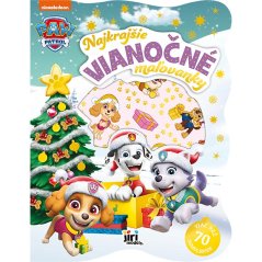 Vánoční omalovánky se samolepkami Tlapková patrola