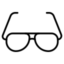 Brillen und Hüte