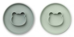 Silikonový talíř Gordon Mr bear mint mix