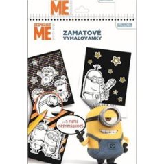 Sametové omalovánky Mimoni