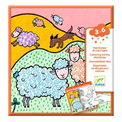 20 maľovaniek v dávkovacej škatuli Farma