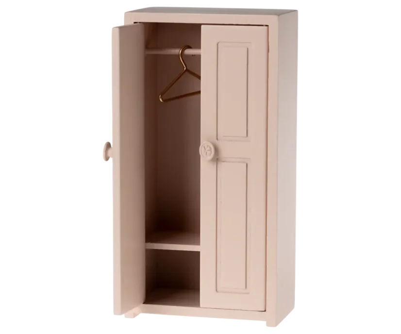 Hellrosa Miniaturschrank Maileg