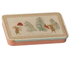 Metallbox Christmas mice