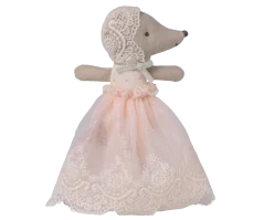 Babymaus im Puderkleid Maileg