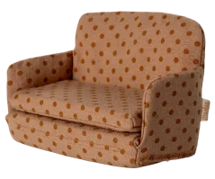 Miniatúrny gauč pre myšky Dots Maileg