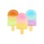 Guma Ice-Lolly (3 kombinácie farieb) náhodný výber