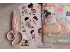 Little Dutch Stickerbuch Shopping Rosa