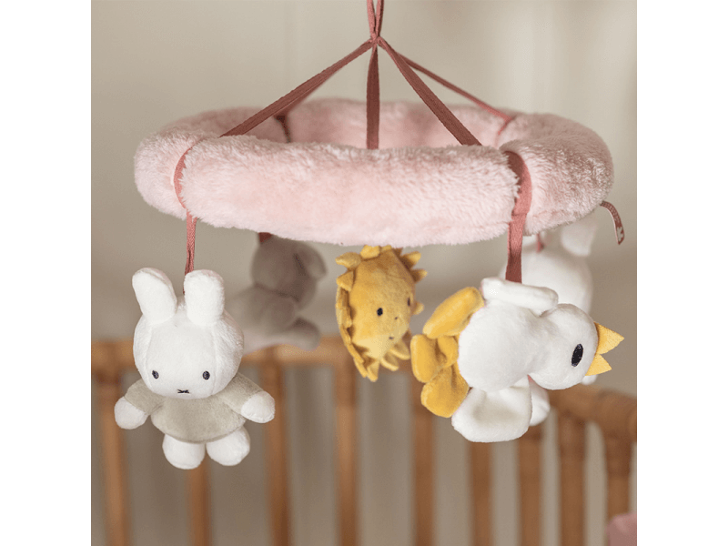 Little Dutch Musikkarussell Miffy flauschig rosa