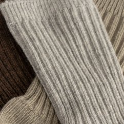 Ponožky 3ks soft grey/ment/brown rôzne veľkosti