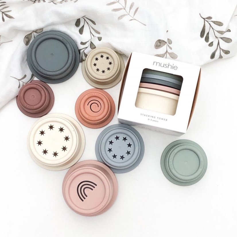 Mushie skladacia veža petal