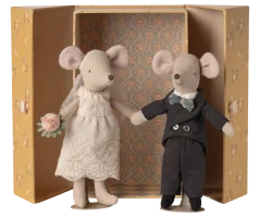 Hochzeitspaar, Mutter und Vater Maileg
