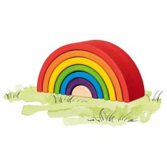 Holzpuzzle Kleiner Regenbogen