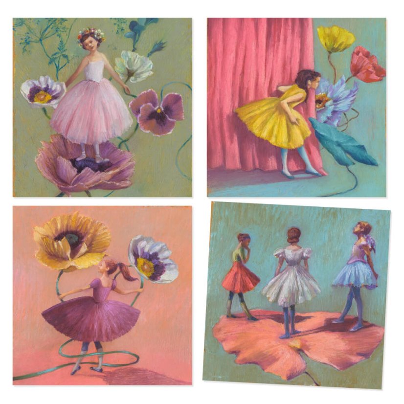 Ballerina Degas Ölgemälde (inspiriert von)