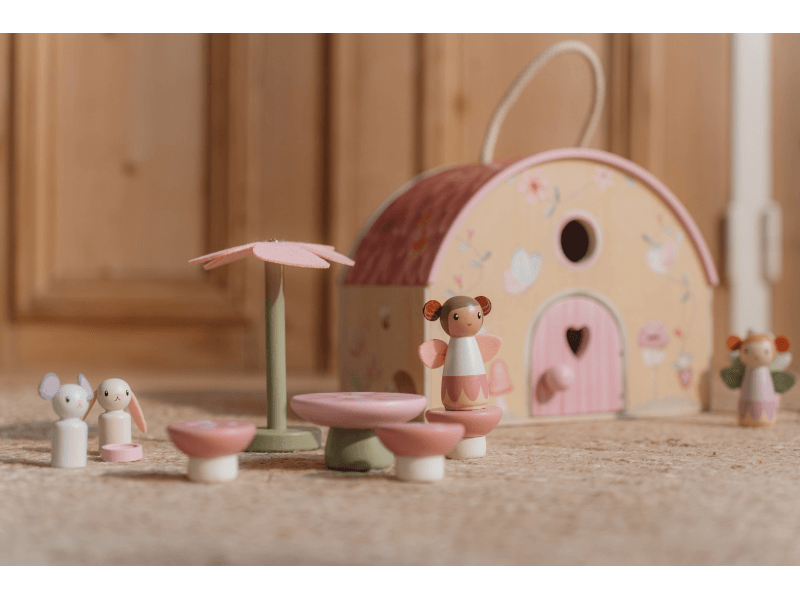 Little Dutch Domček pre víly drevený prenosný Fairy Garden