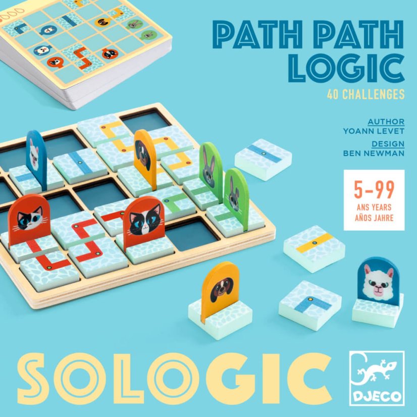 SOLOGIC Logika cestičiek (Hlavolam so 40 výzvami)