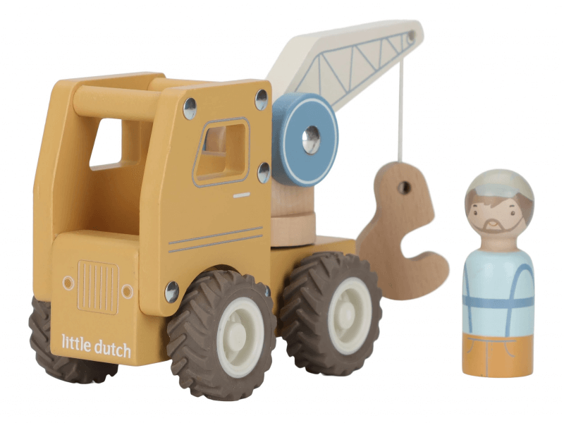 Little Dutch Autožeriav drevený