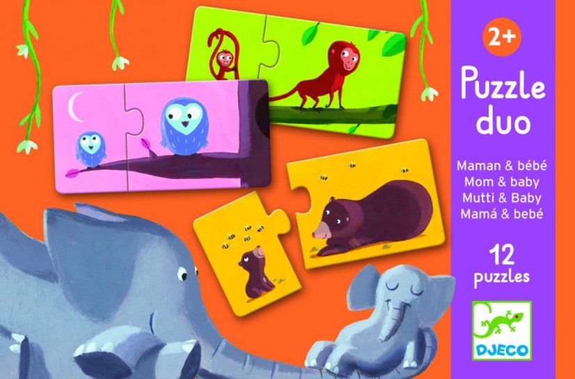 Puzzle duo  Mama a bábätko