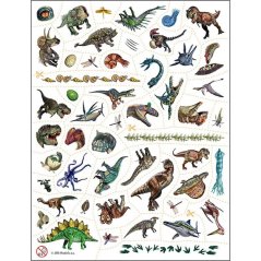 Tetovací set 50+ Dinosauři