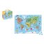 Puzzle Mapa sveta v kufríku 300 ks