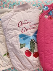 Kinder Bomberjacke Cameo Herzen verschiedene Größen