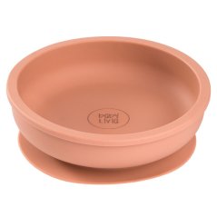 Silikonová miska Muted clay s přísavkou