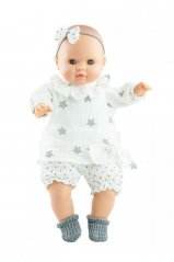 Oblečenie pre bábätko 36 cm - biely set Lola