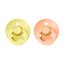 BIBS Colour dudlíky z přírodního kaučuku 2ks – velikost 1 - BIBS Colour dudlíky z přírodního kaučuku 2ks: cloud-blush