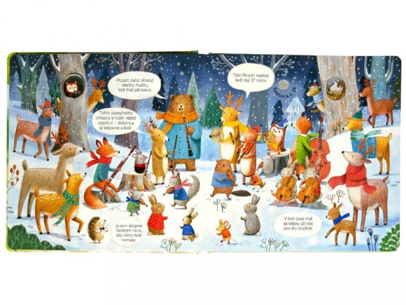 Ein Orchester aus Tieren spielt Mozart