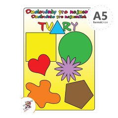 Omalovánka A5 - tvary
