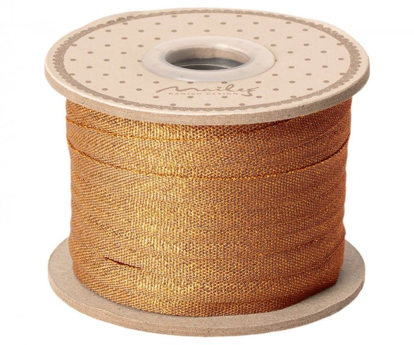 Dekoratívna stuha Ocher/Gold 25m Maileg Dekoratívna stuha Ocher/Gold 25m Maileg