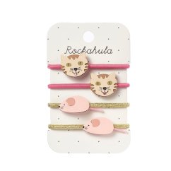 Gummibänder Tabby Cat and Mouse