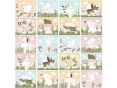 Little Dutch Ausmalbilder mit Buntstiften Garten Rosa