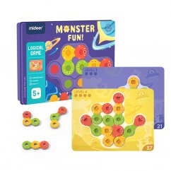 Ein lustiges Puzzlespiel mit Monstern