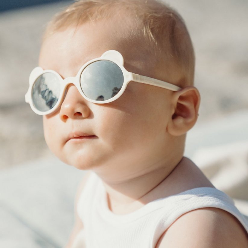 KiETLA slnečné okuliare OURS'ON peach 2-4 roky