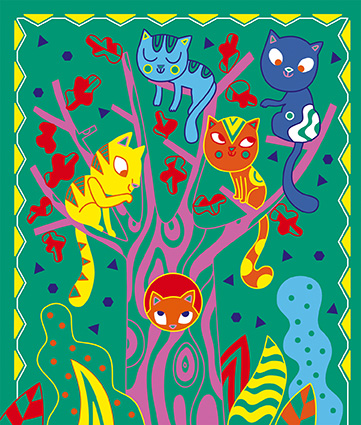 Rubbelbilder Katzen Atelier Set Maxi 5+
