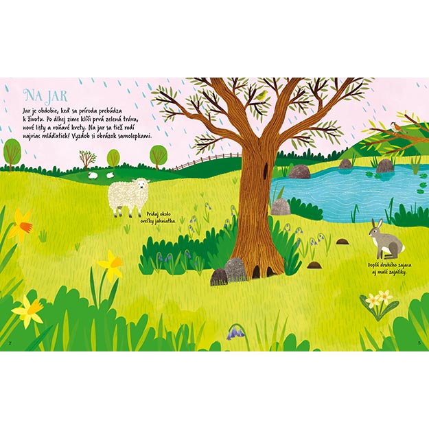 Samolepková knížka Roční období