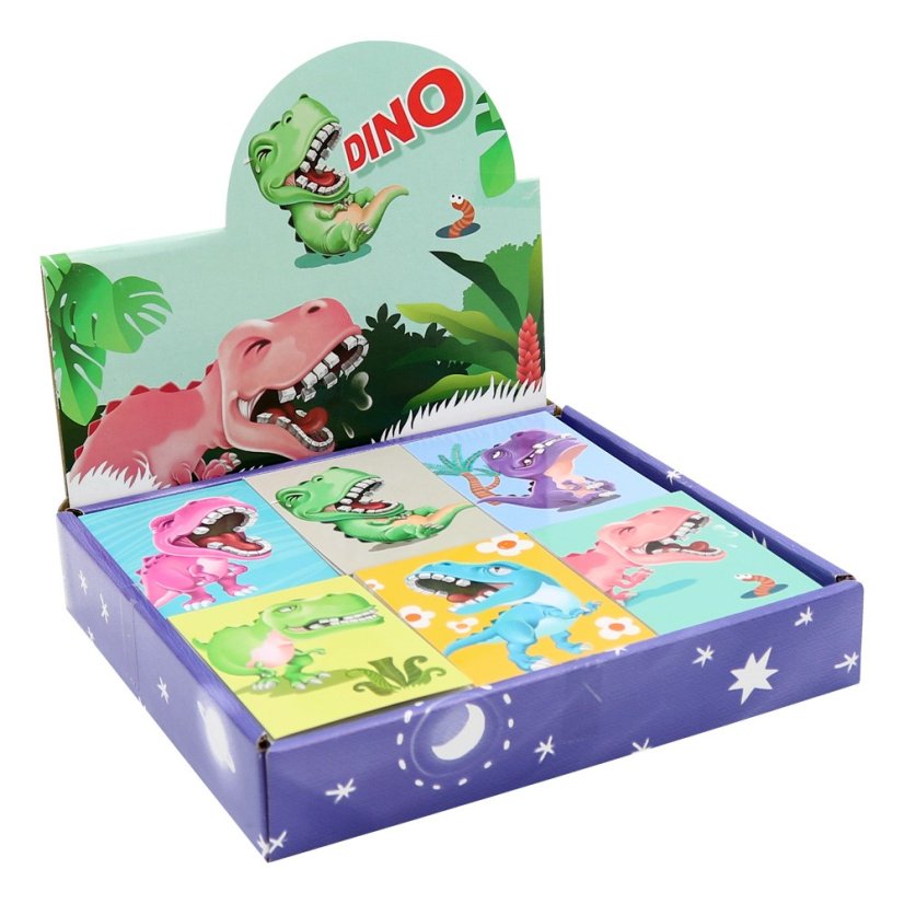 Blok trhací s potlačou 59x83 mm  Dinosaur náhodný výber