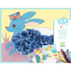 Gestalten mit Wolle und Klettverschluss Mit Mützen