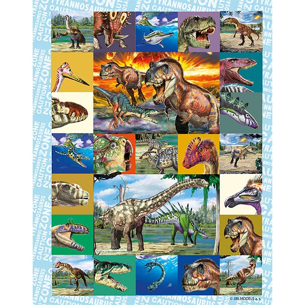 1 000 samolepiek v zošite Dinosaury