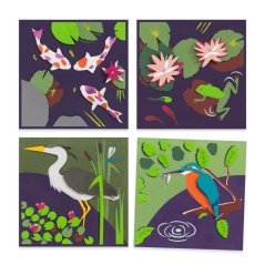 3D Bilder kleben Am Wasser