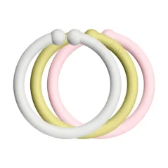BIBS Loops Ringe 12 Stück Dunst-Wiese-Blüte