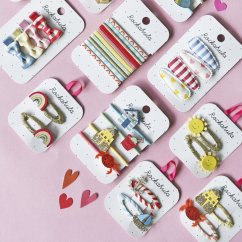 Clips klicken - klack Vintage Rainbow