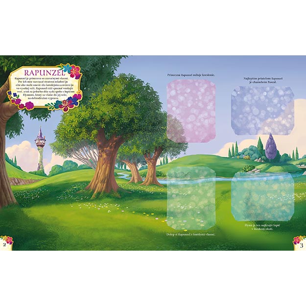 Samolepková knížka Disney Princezny