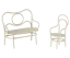 Café set pro myšky - Off white