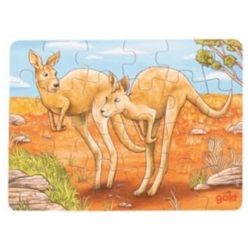 Mini-puzzle Austrálske zvieratká - 57431: Kengura Mini-puzzle Austrálske zvieratká - 57431: Kengura